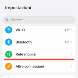 impostazioni android