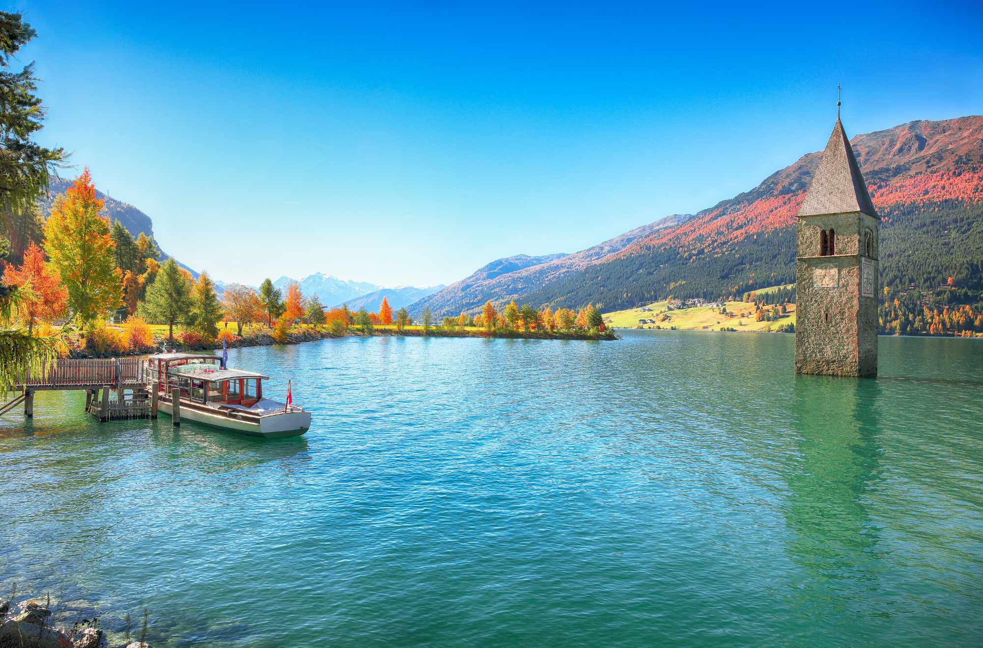 campanile sommerso del Lago di Resia