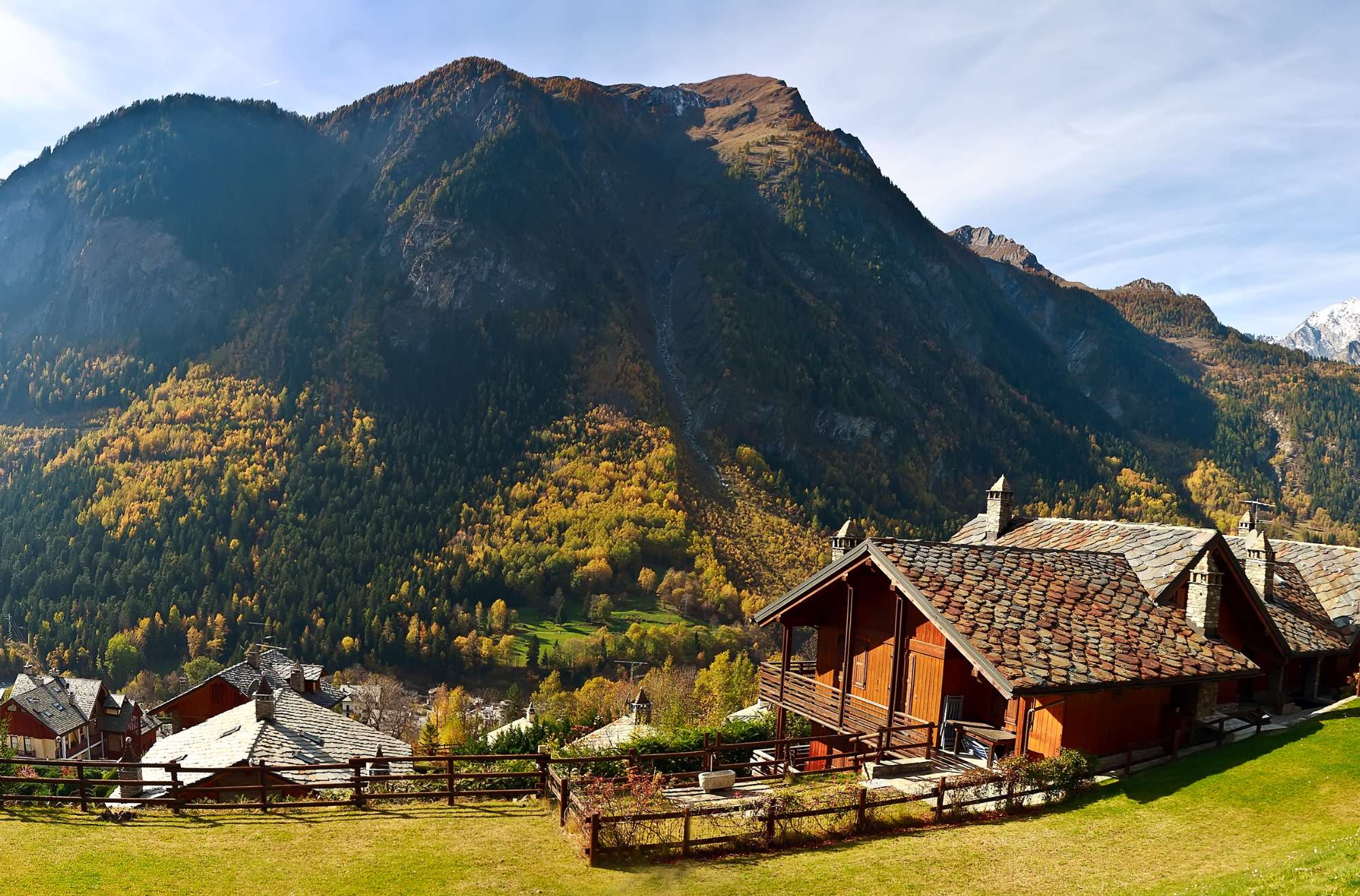 Courmayeur in estate