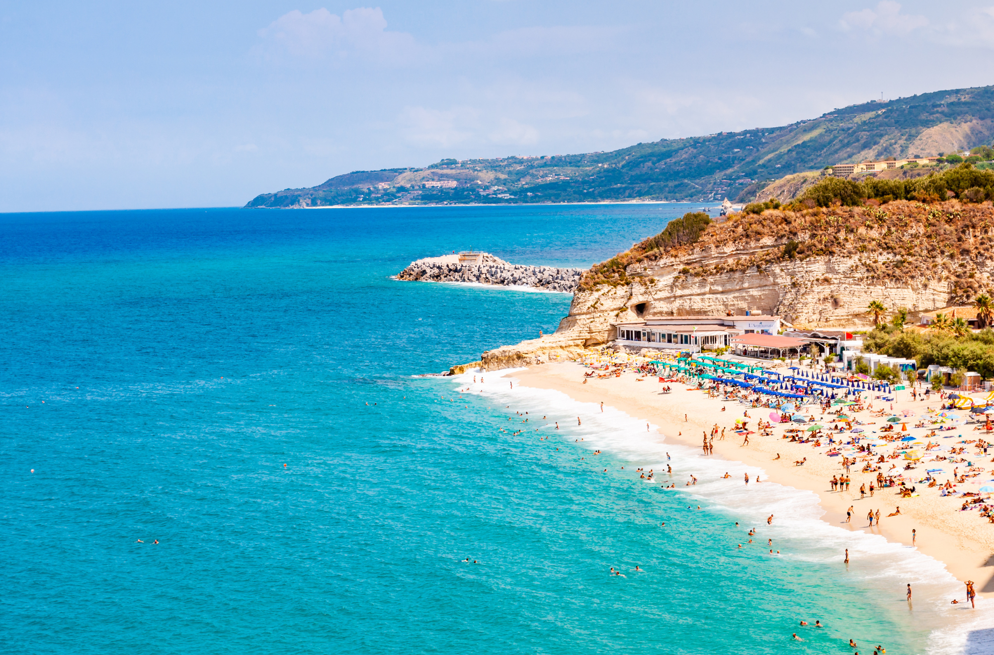 spiaggia della Rotonda a Tropea