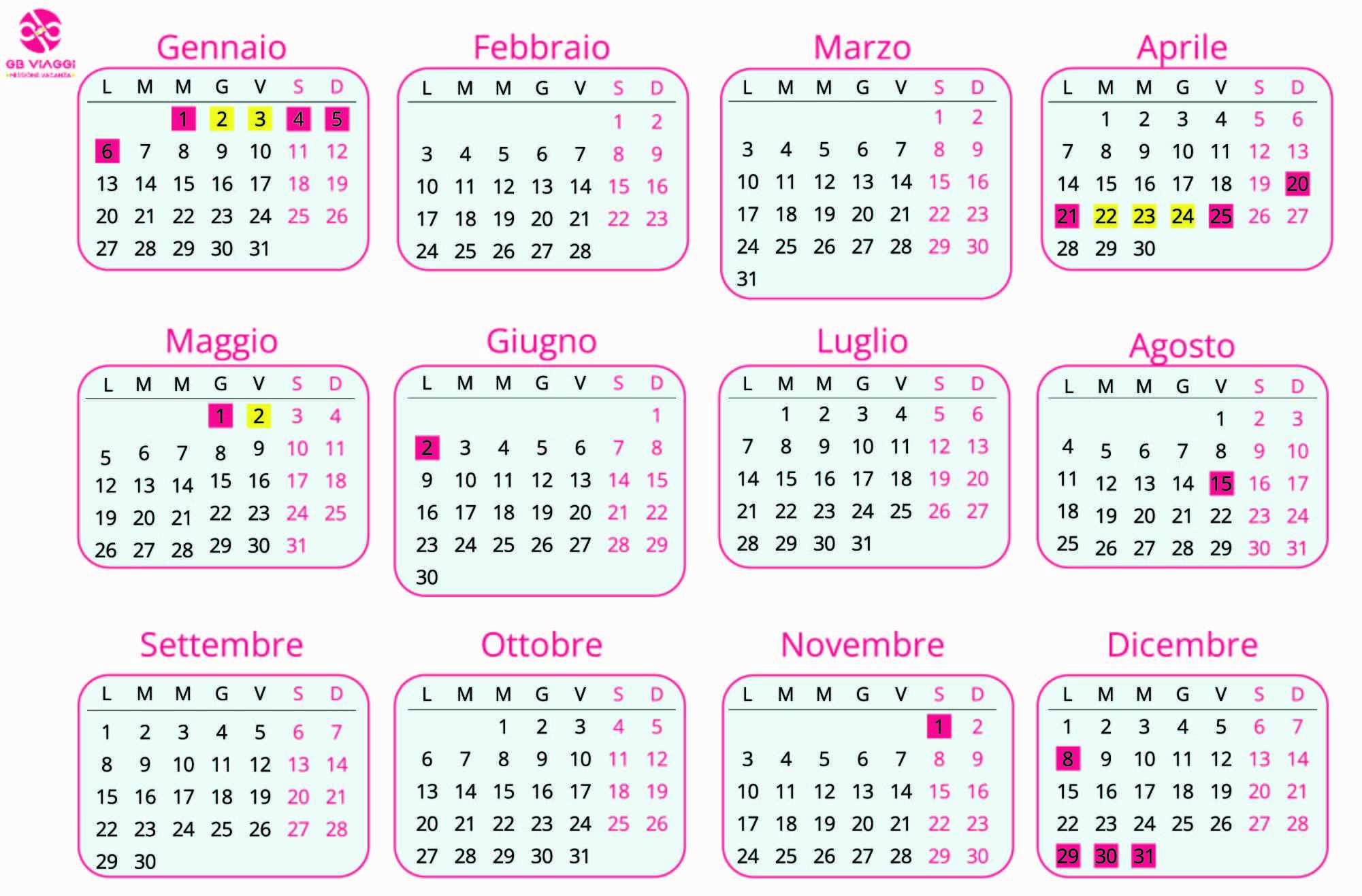 calendario 2025